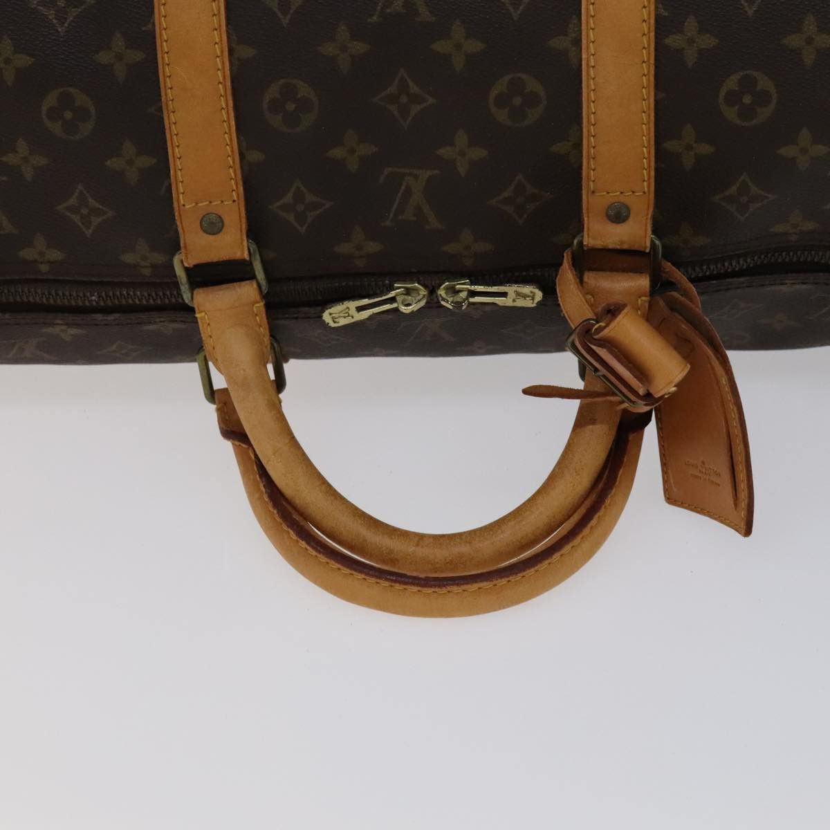 Louis Vuitton Keepall 60 Brown Canvas Travel Bag (Pre-Owned) Size ONE SIZE - 10 Thumbnail