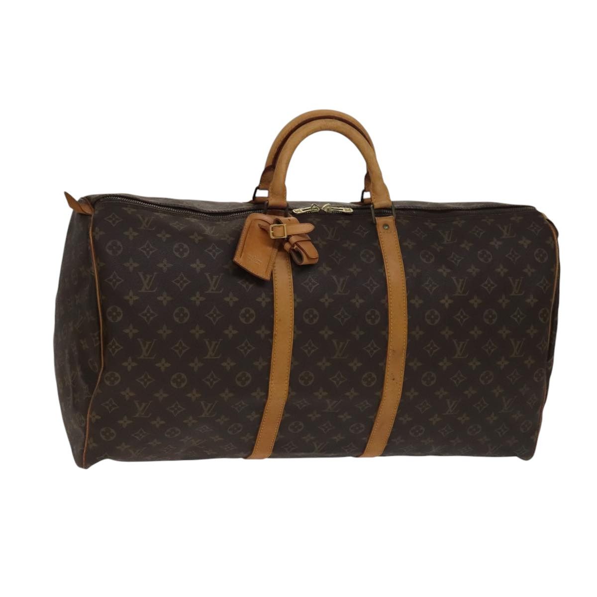 Louis Vuitton Keepall 60 Brown Canvas Travel Bag (Pre-Owned) Size ONE SIZE - 19 Thumbnail