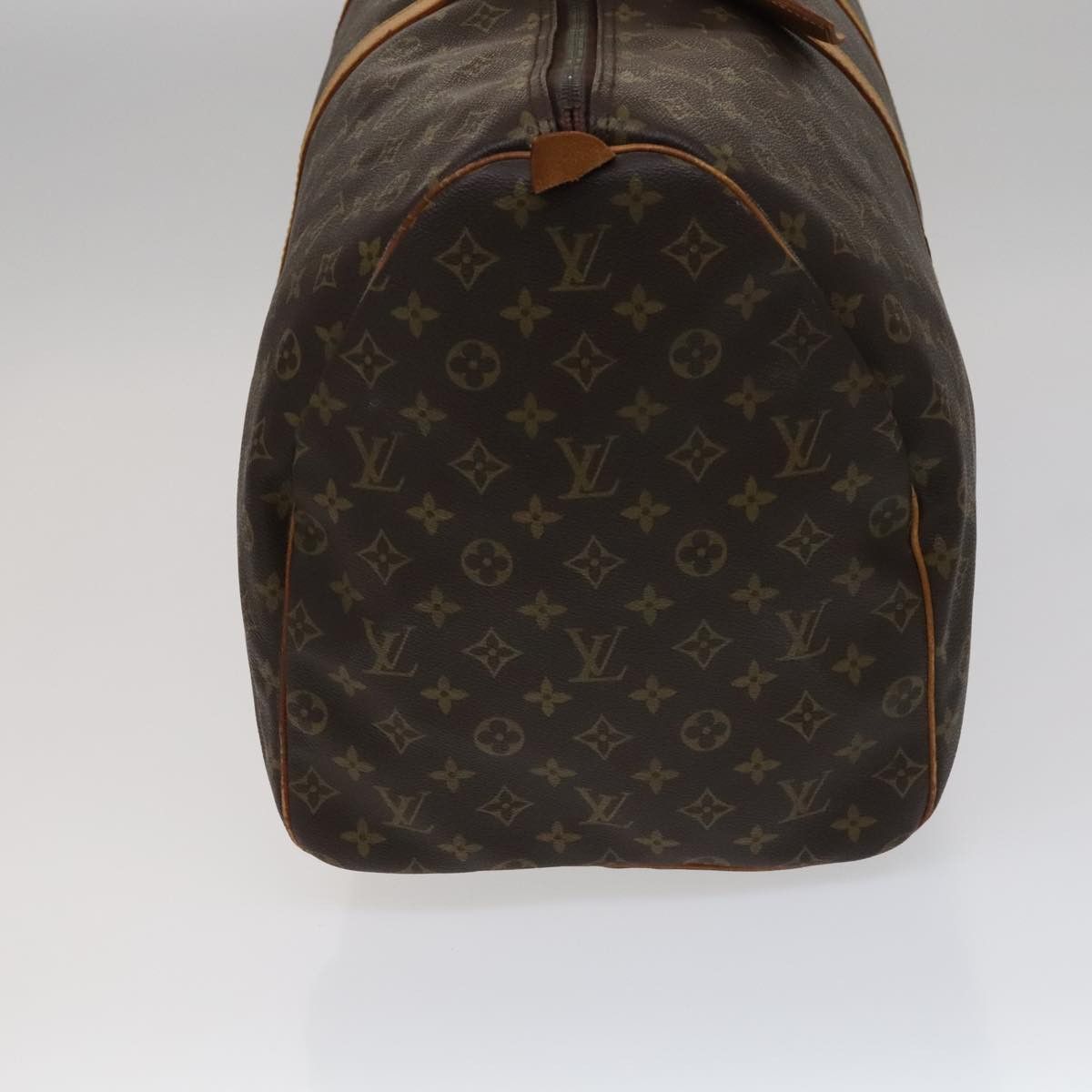 Louis Vuitton Keepall 60 Brown Canvas Travel Bag (Pre-Owned) Size ONE SIZE - 4 Thumbnail