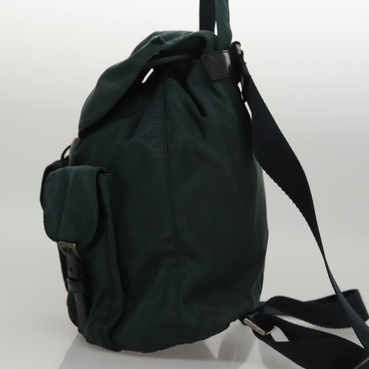 Prada Re-Nylon Green Synthetic Backpack Bag (Pre-Owned) Size ONE SIZE - 3 Thumbnail