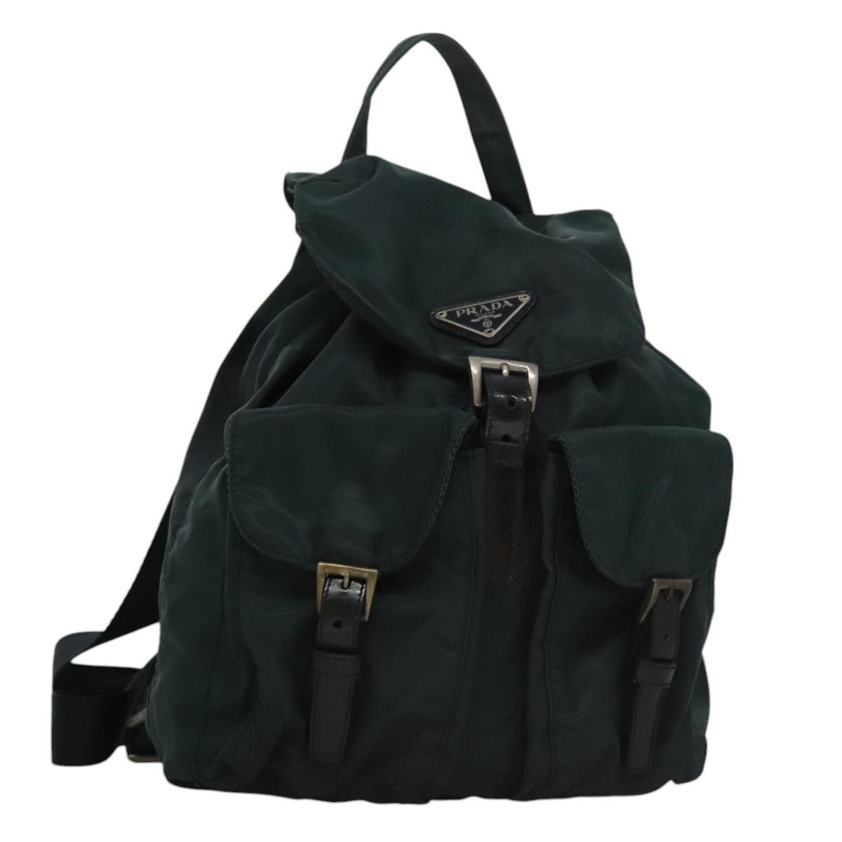 Prada Re-Nylon Green Synthetic Backpack Bag (Pre-Owned) Size ONE SIZE - 13 Thumbnail
