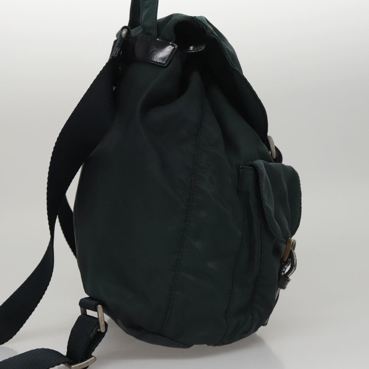 Prada Re-Nylon Green Synthetic Backpack Bag (Pre-Owned) Size ONE SIZE - 4 Thumbnail
