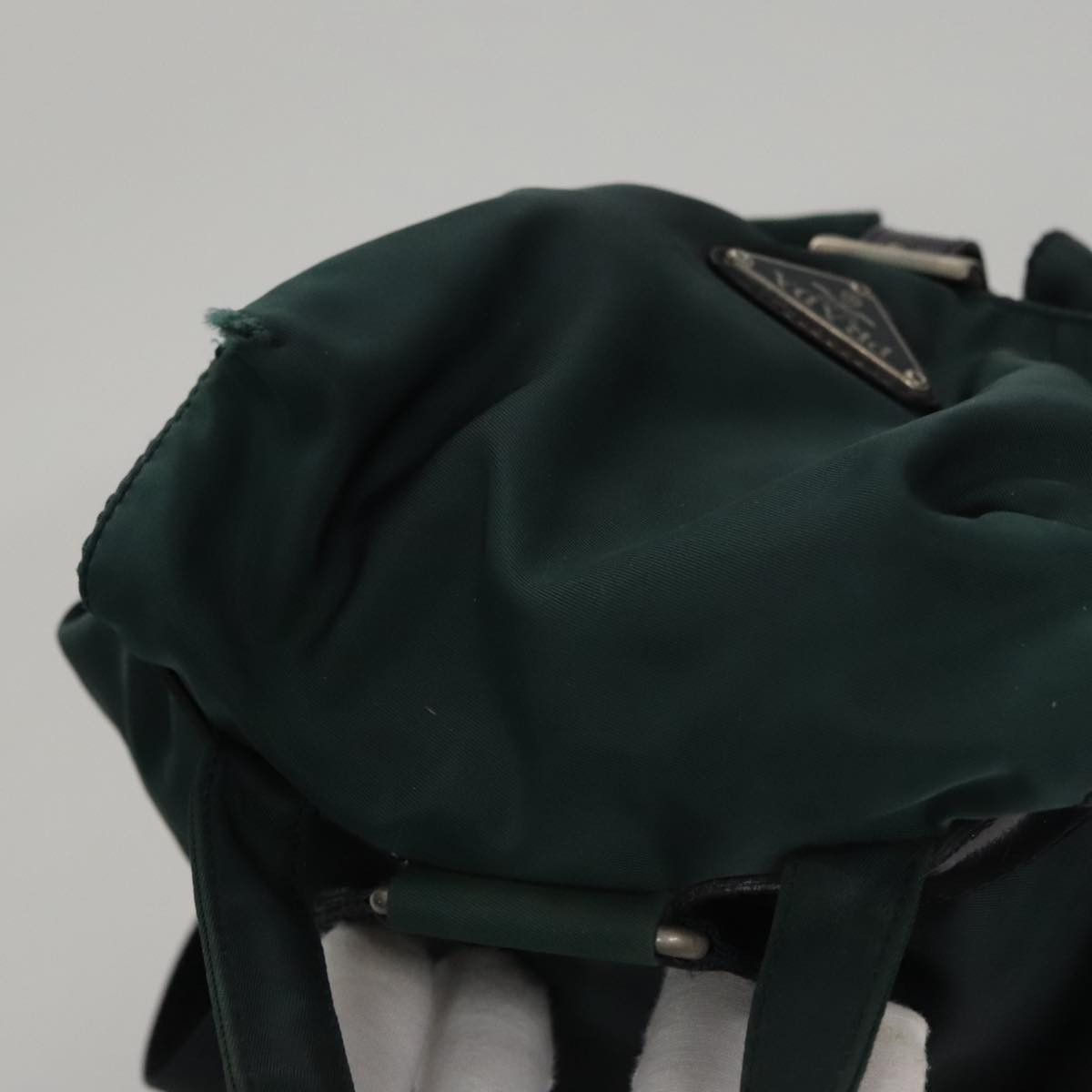 Prada Re-Nylon Green Synthetic Backpack Bag (Pre-Owned) Size ONE SIZE - 14 Thumbnail