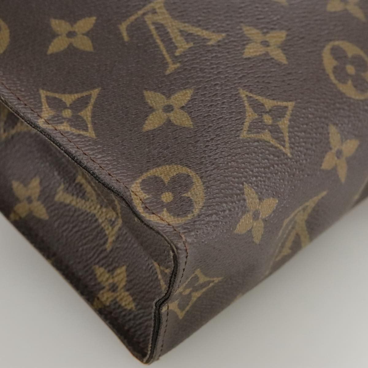 Louis Vuitton Trousse De Toilette Brown Canvas Clutch Bag (Pre-Owned) Size ONE SIZE - 7 Thumbnail