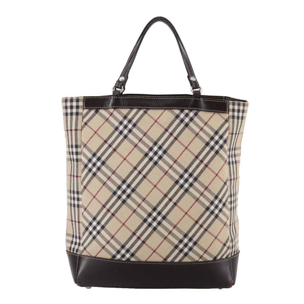 Burberry Nova Check Beige Canvas Handbag (Pre-Owned) Size ONE SIZE - 2 Thumbnail