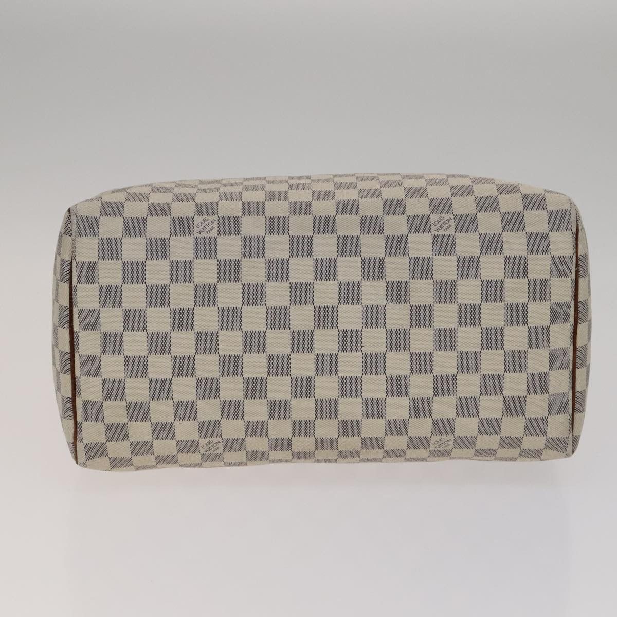 Louis Vuitton Speedy 35 White Canvas Handbag (Pre-Owned) Size ONE SIZE - 12 Thumbnail