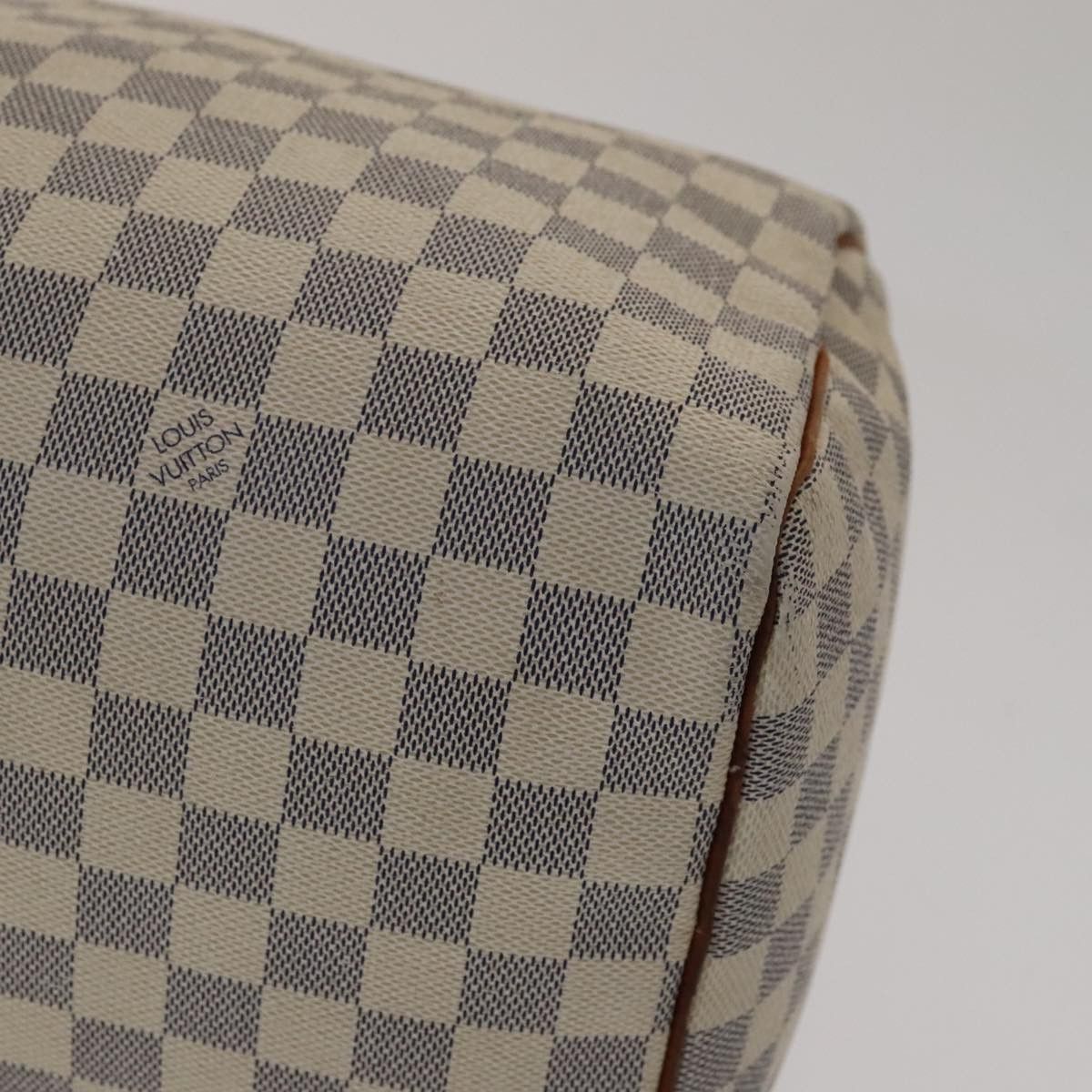 Louis Vuitton Speedy 35 White Canvas Handbag (Pre-Owned) Size ONE SIZE - 19 Thumbnail