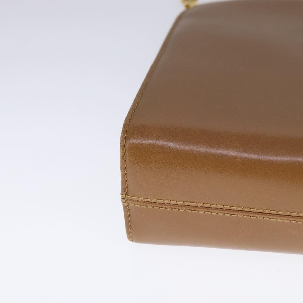 Salvatore Ferragamo Gancini Brown Leather Shoulder Bag (Pre-Owned) Size ONE SIZE - 8 Thumbnail