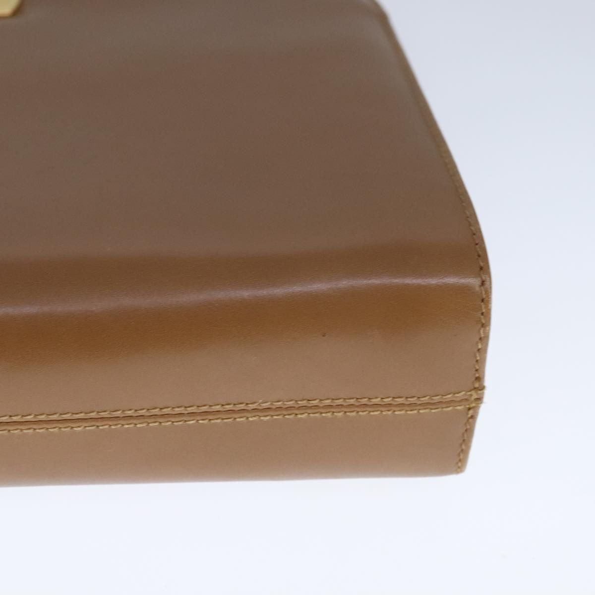 Salvatore Ferragamo Gancini Brown Leather Shoulder Bag (Pre-Owned) Size ONE SIZE - 9 Thumbnail