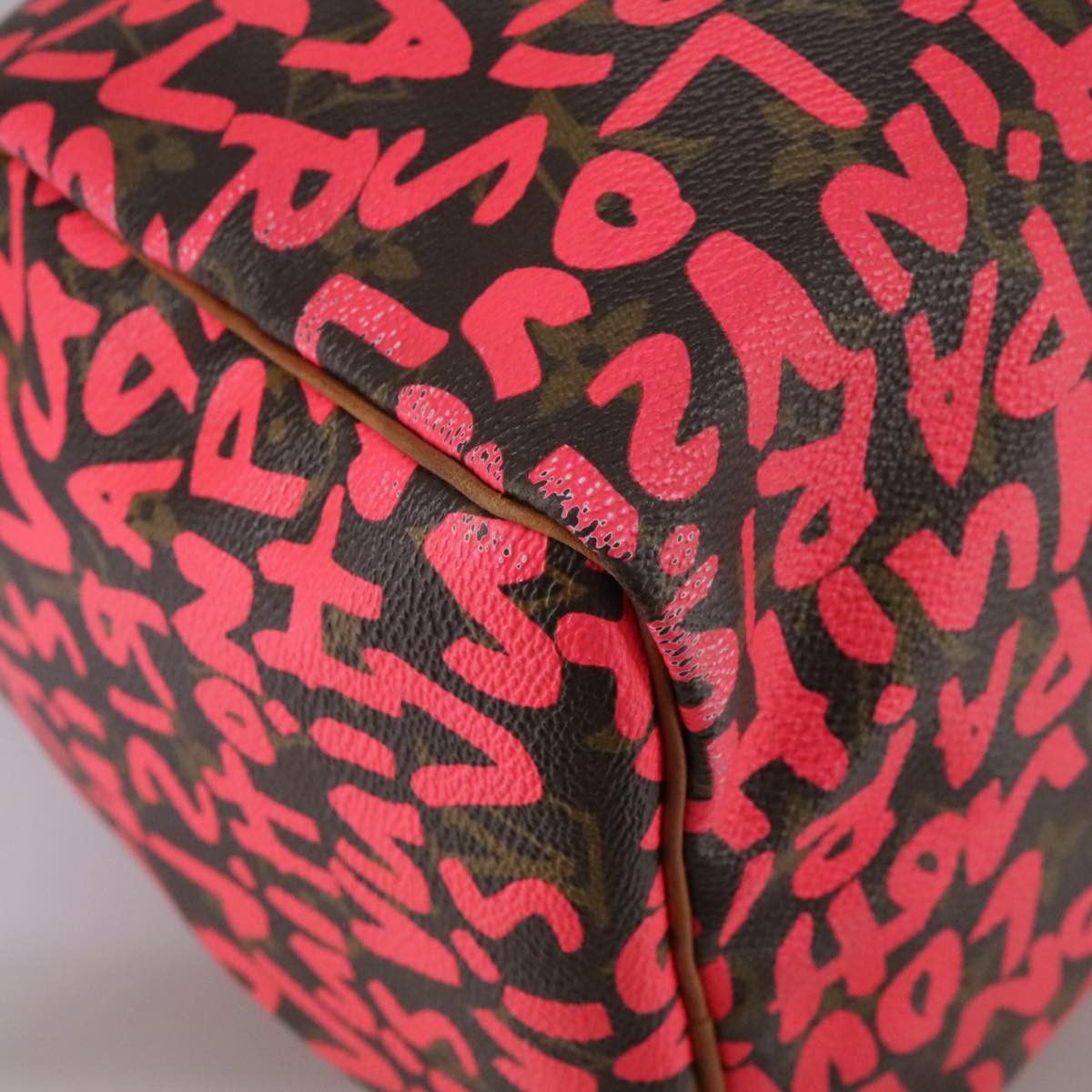 Louis Vuitton Speedy 30 Red Canvas Handbag (Pre-Owned) Size ONE SIZE - 20 Thumbnail