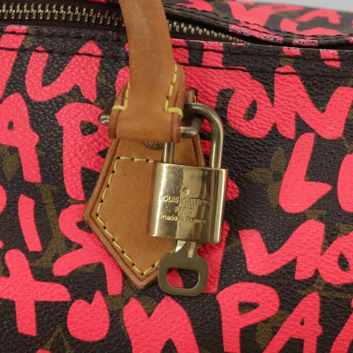 Louis Vuitton Speedy 30 Red Canvas Handbag (Pre-Owned) Size ONE SIZE - 12 Thumbnail