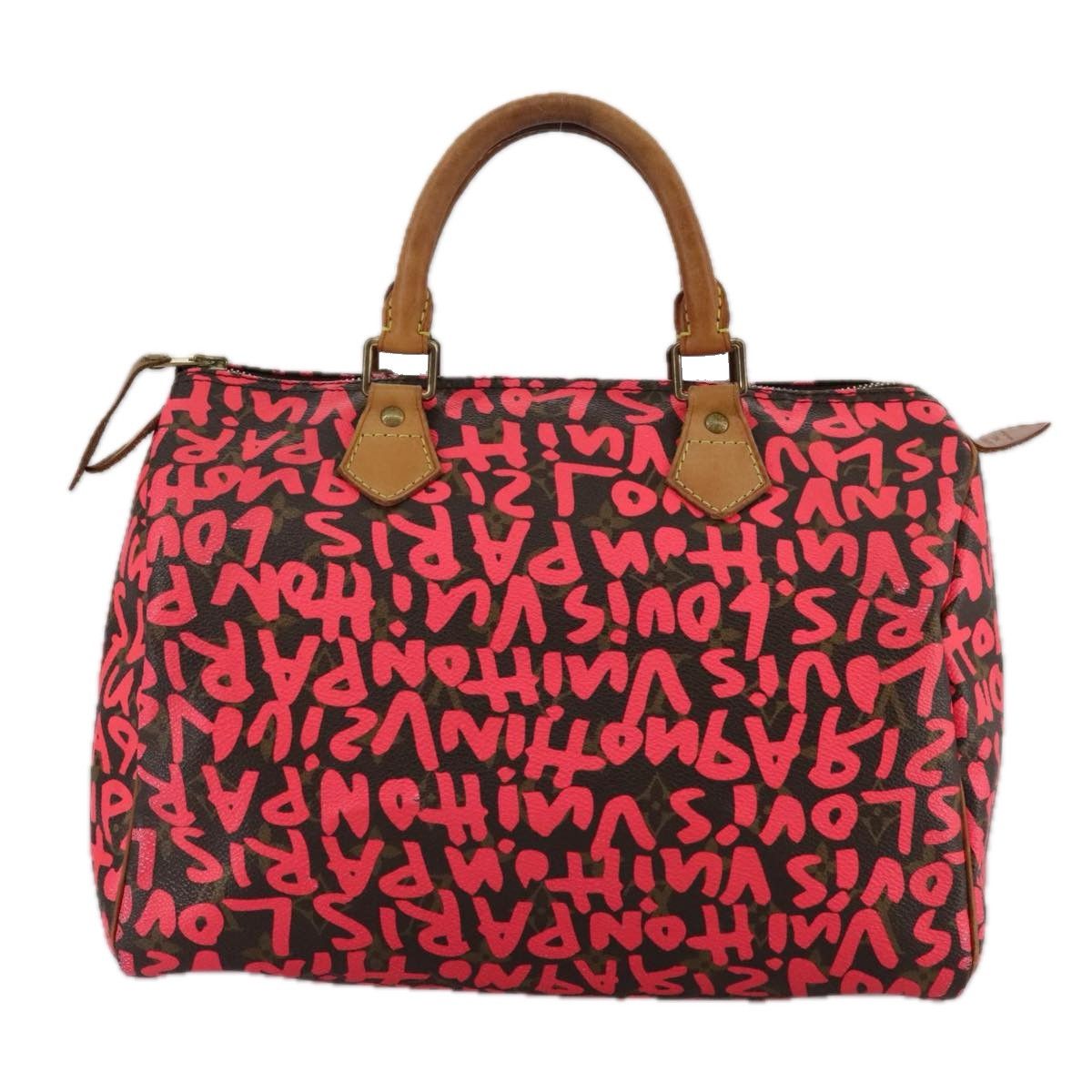 Louis Vuitton Speedy 30 Red Canvas Handbag (Pre-Owned) Size ONE SIZE - 2 Thumbnail