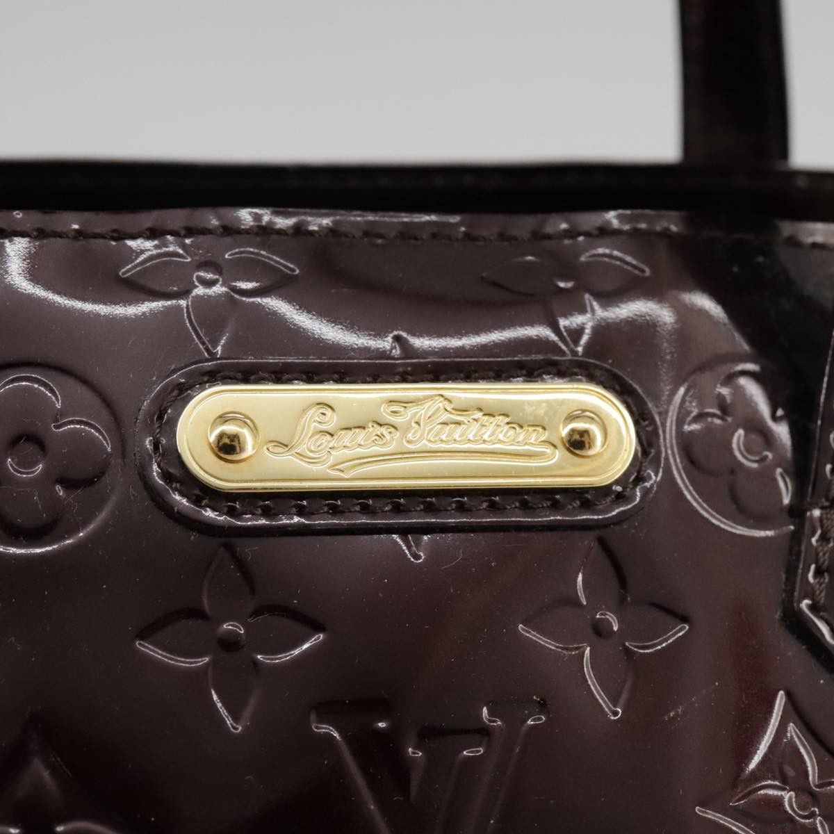 Louis Vuitton Wilshire Burgundy Patent Leather Handbag (Pre-Owned) Size ONE SIZE - 18 Thumbnail
