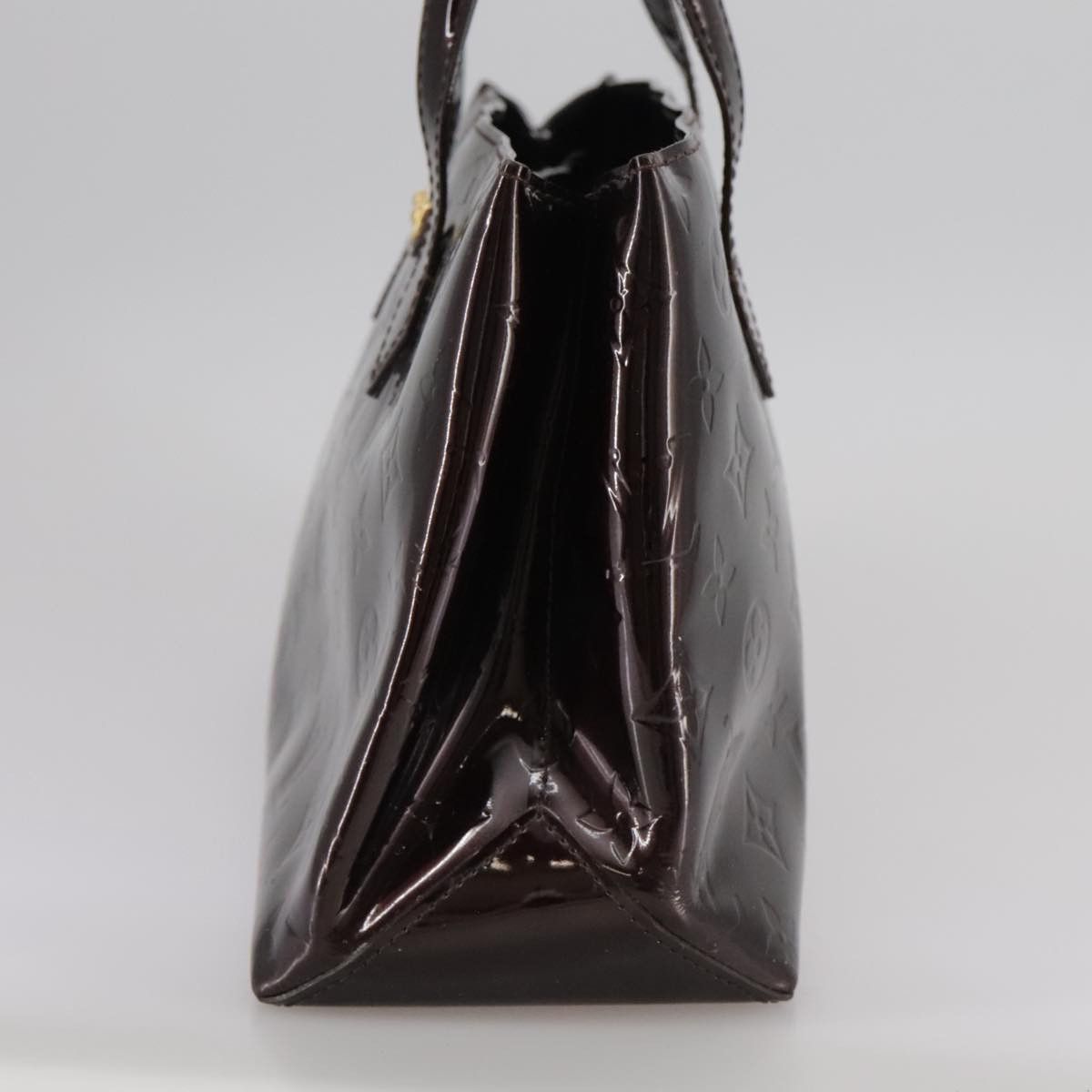 Louis Vuitton Wilshire Burgundy Patent Leather Handbag (Pre-Owned) Size ONE SIZE - 3 Thumbnail