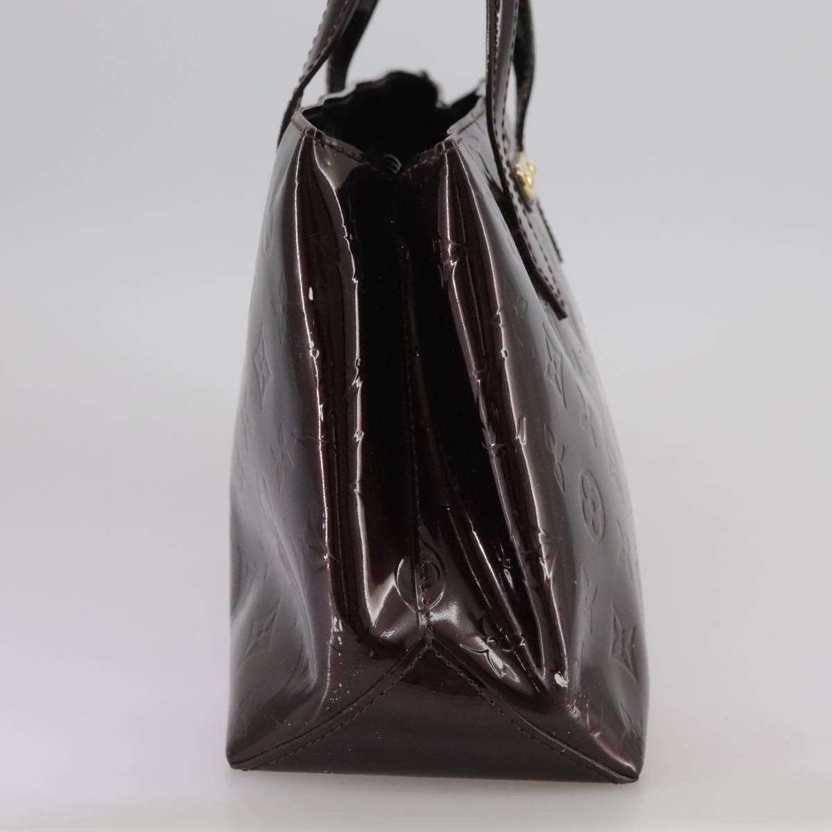 Louis Vuitton Wilshire Burgundy Patent Leather Handbag (Pre-Owned) Size ONE SIZE - 4 Thumbnail