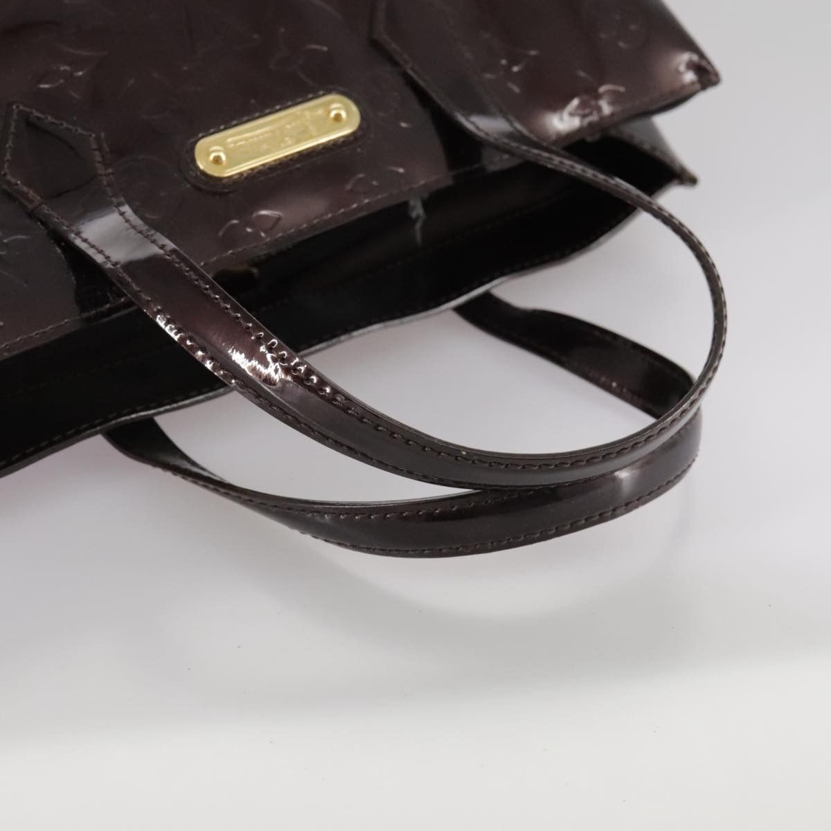 Louis Vuitton Wilshire Burgundy Patent Leather Handbag (Pre-Owned) Size ONE SIZE - 5 Thumbnail