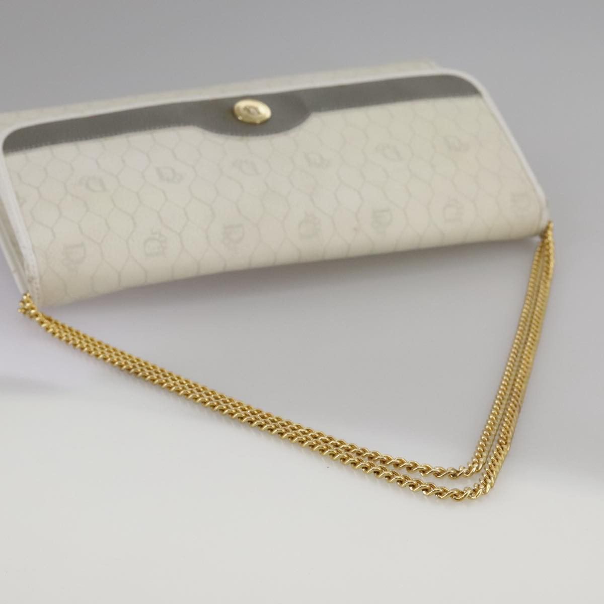 Dior Honeycomb White Canvas Shoulder Bag (Pre-Owned) Size ONE SIZE - 5 Thumbnail