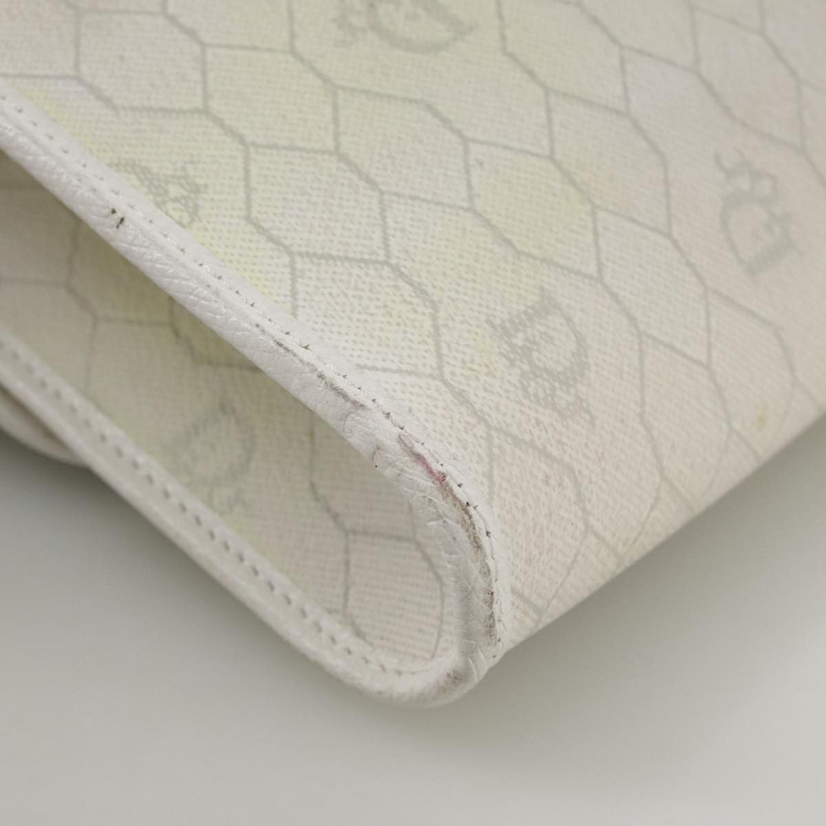 Dior Honeycomb White Canvas Shoulder Bag (Pre-Owned) Size ONE SIZE - 9 Thumbnail