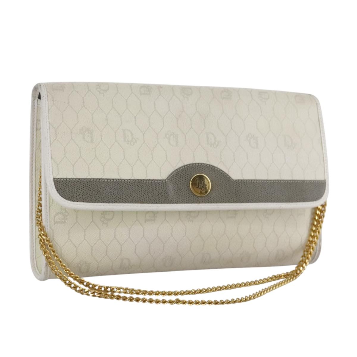 Dior Honeycomb White Canvas Shoulder Bag (Pre-Owned) Size ONE SIZE - 15 Thumbnail