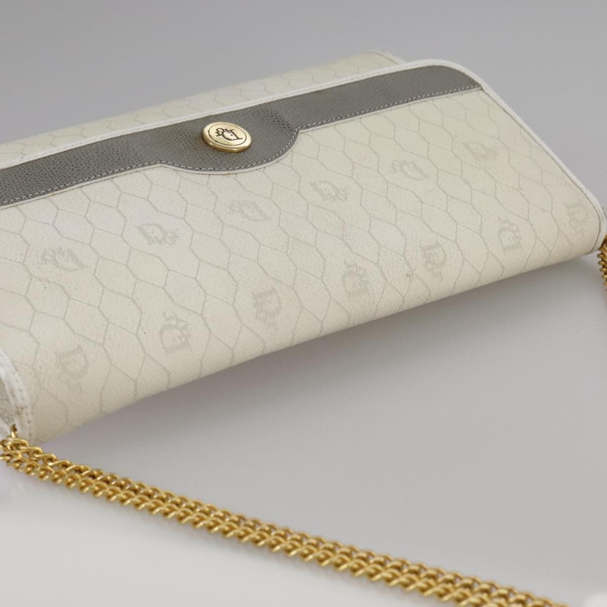 Dior Honeycomb White Canvas Shoulder Bag (Pre-Owned) Size ONE SIZE - 16 Thumbnail