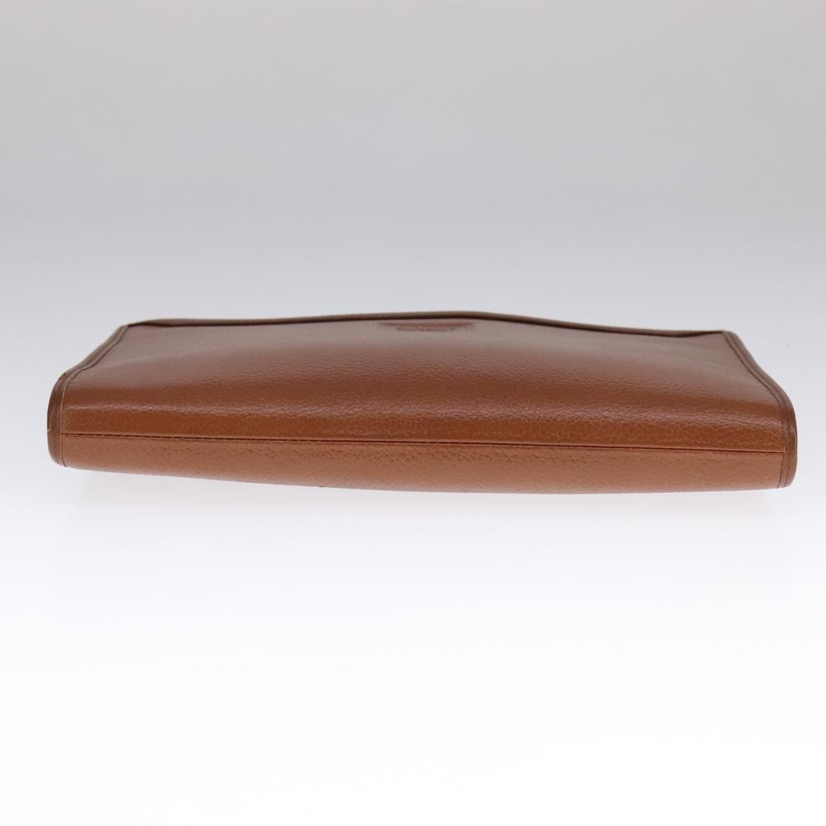Burberry Brown Leather Clutch Bag (Pre-Owned) Size ONE SIZE - 13 Thumbnail
