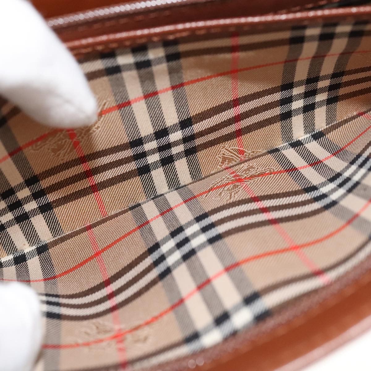 Burberry Brown Leather Clutch Bag (Pre-Owned) Size ONE SIZE - 17 Thumbnail