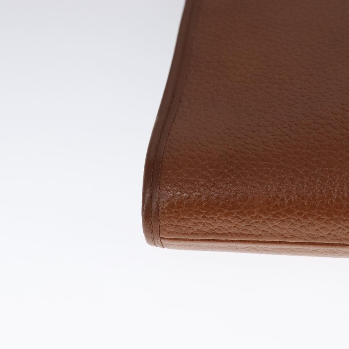 Burberry Brown Leather Clutch Bag (Pre-Owned) Size ONE SIZE - 7 Thumbnail