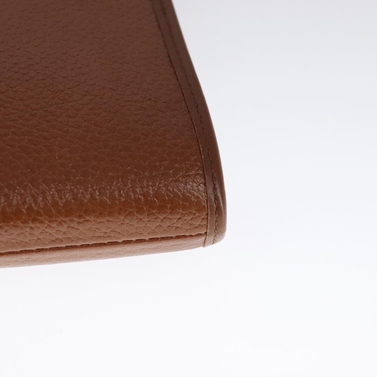Burberry Brown Leather Clutch Bag (Pre-Owned) Size ONE SIZE - 8 Thumbnail
