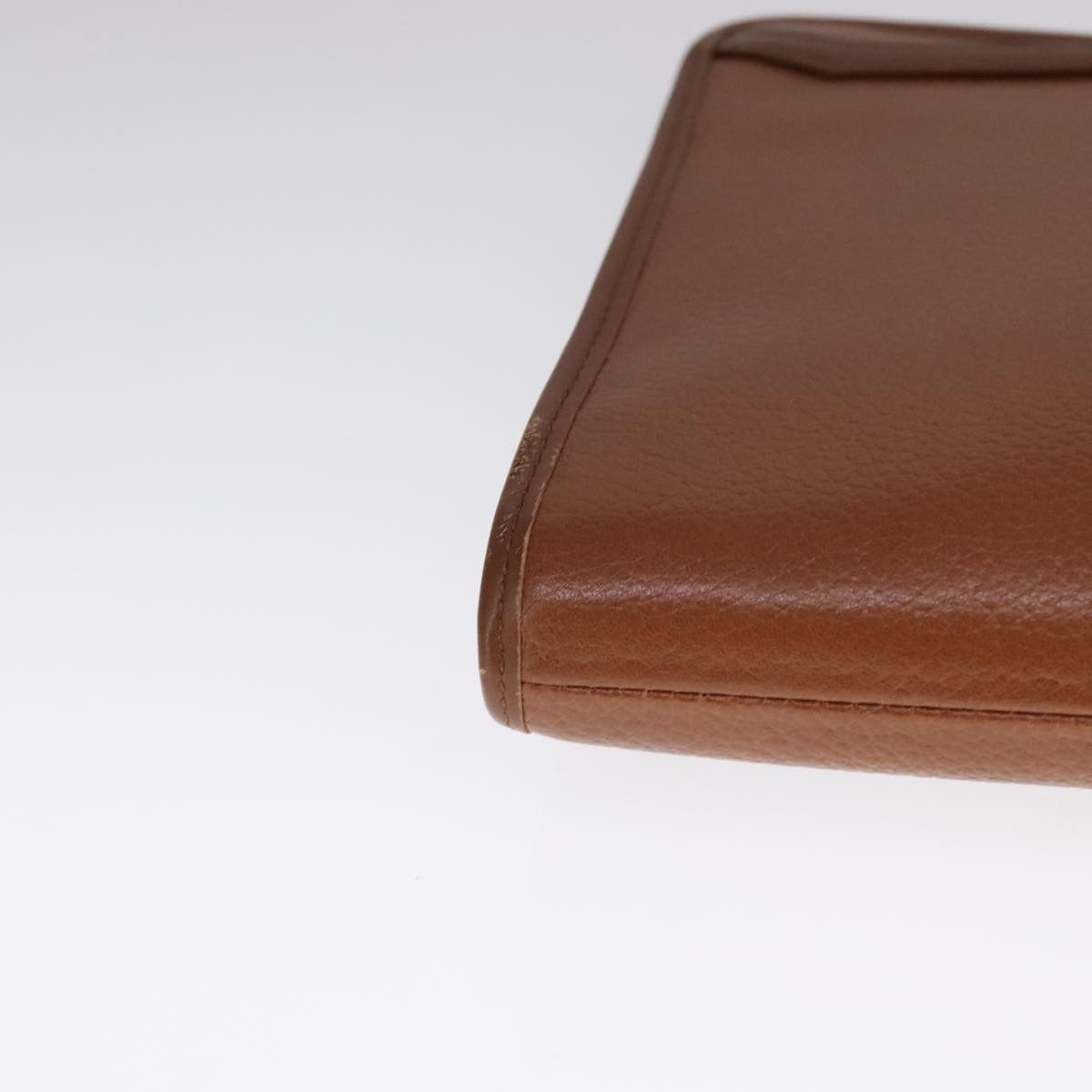 Burberry Brown Leather Clutch Bag (Pre-Owned) Size ONE SIZE - 5 Thumbnail