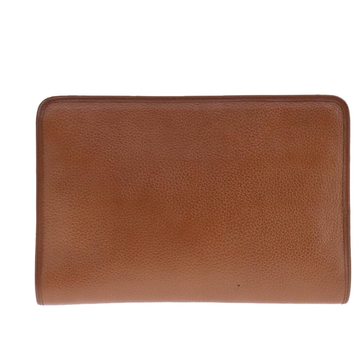 Burberry Brown Leather Clutch Bag (Pre-Owned) Size ONE SIZE - 2 Thumbnail