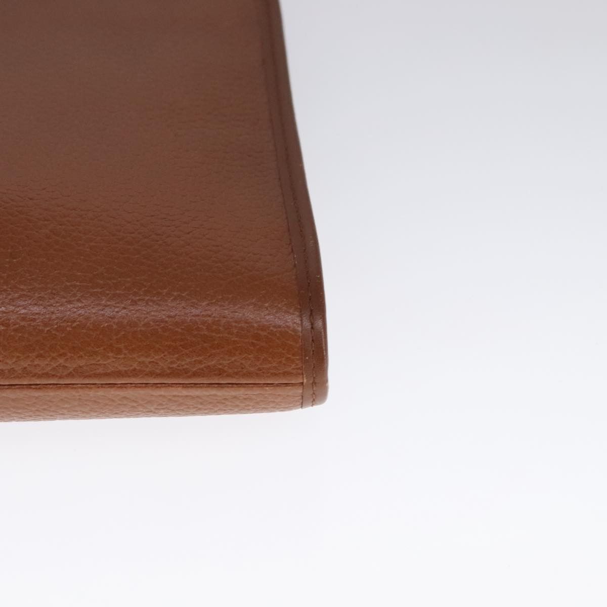 Burberry Brown Leather Clutch Bag (Pre-Owned) Size ONE SIZE - 6 Thumbnail