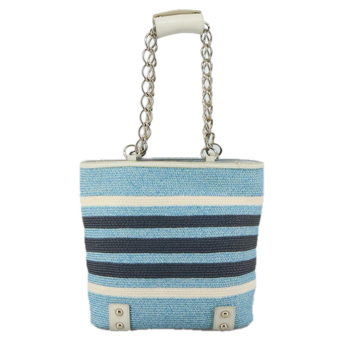 Burberry Blue Wicker Shoulder Bag (Pre-Owned) Size ONE SIZE - 2 Thumbnail
