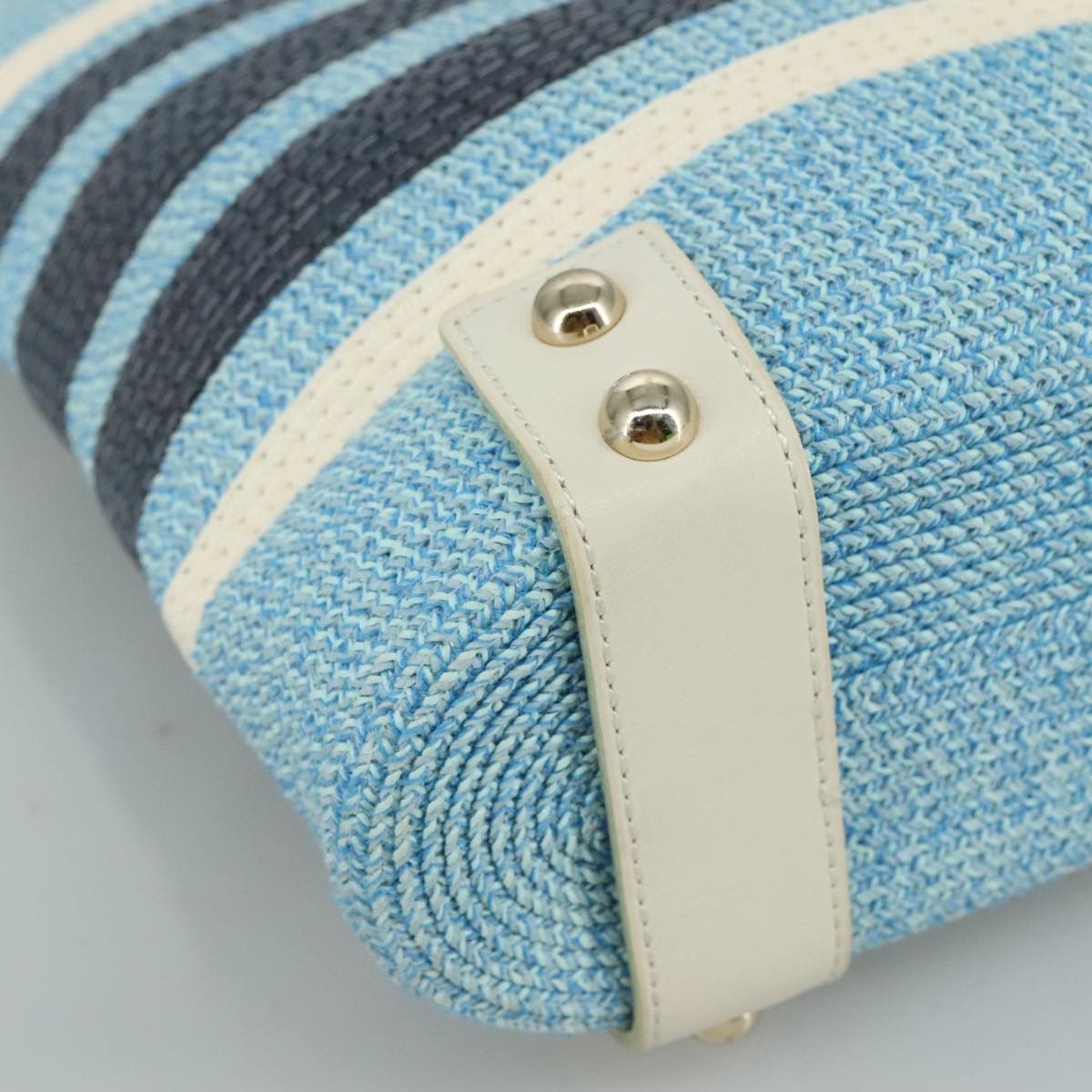 Burberry Blue Wicker Shoulder Bag (Pre-Owned) Size ONE SIZE - 8 Thumbnail