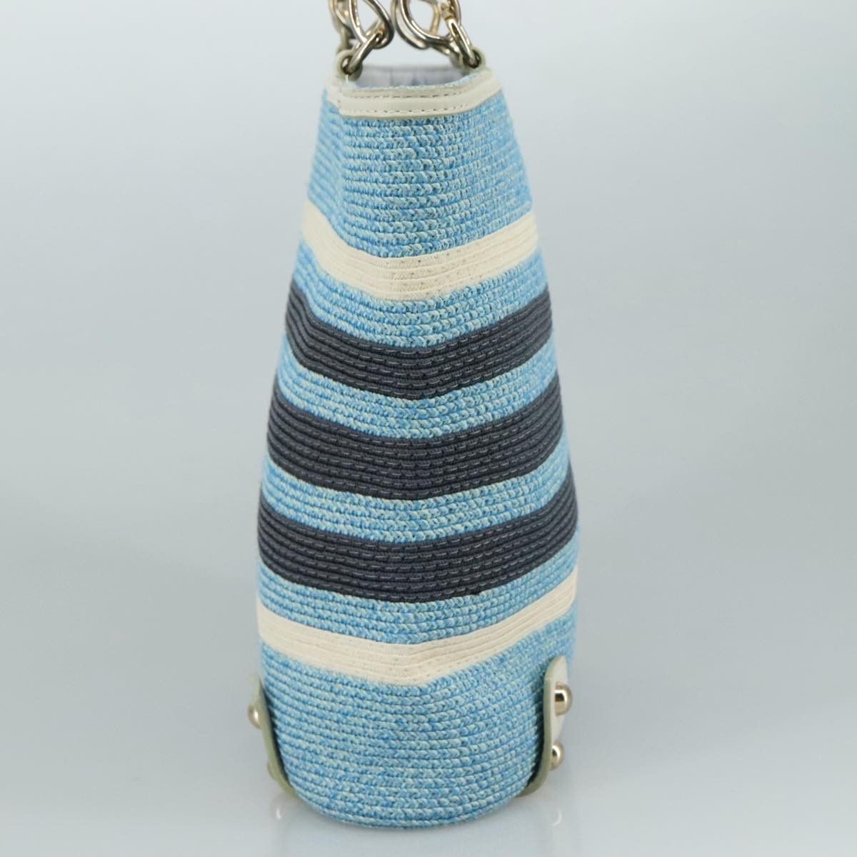Burberry Blue Wicker Shoulder Bag (Pre-Owned) Size ONE SIZE - 3 Thumbnail