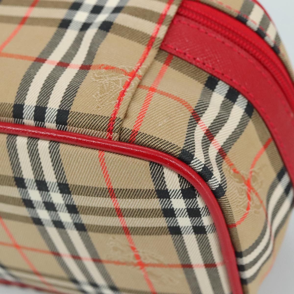 Burberry Nova Check Beige Canvas Handbag (Pre-Owned) Size ONE SIZE - 8 Thumbnail