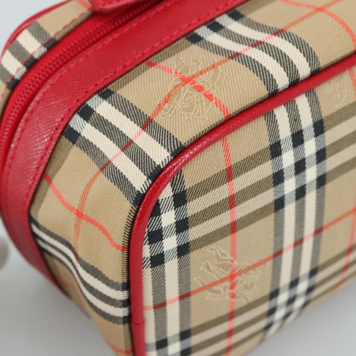 Burberry Nova Check Beige Canvas Handbag (Pre-Owned) Size ONE SIZE - 7 Thumbnail