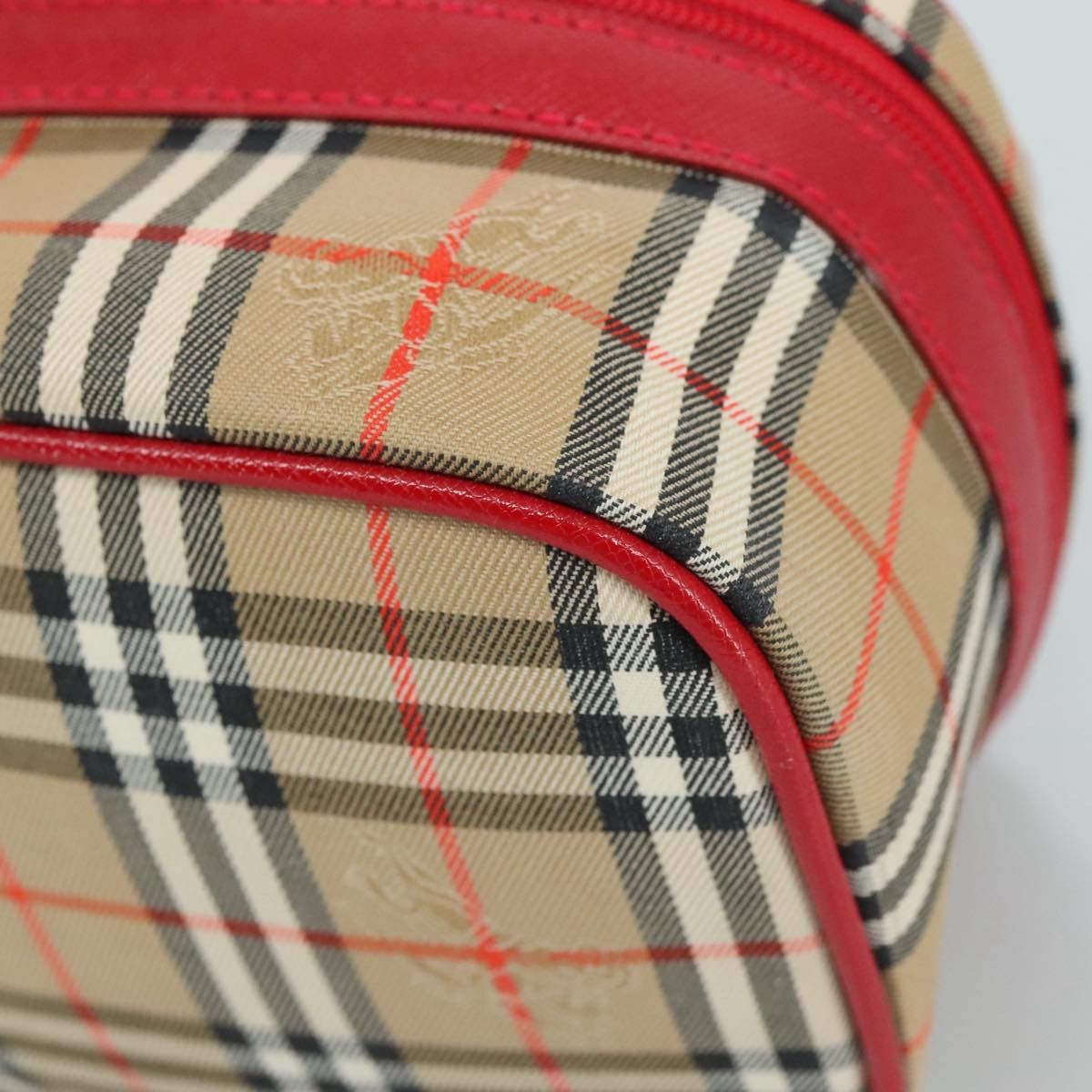 Burberry Nova Check Beige Canvas Handbag (Pre-Owned) Size ONE SIZE - 6 Thumbnail