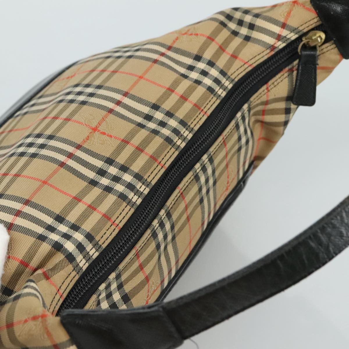 Burberry Nova Check Beige Canvas Shoulder Bag (Pre-Owned) Size ONE SIZE - 16 Thumbnail