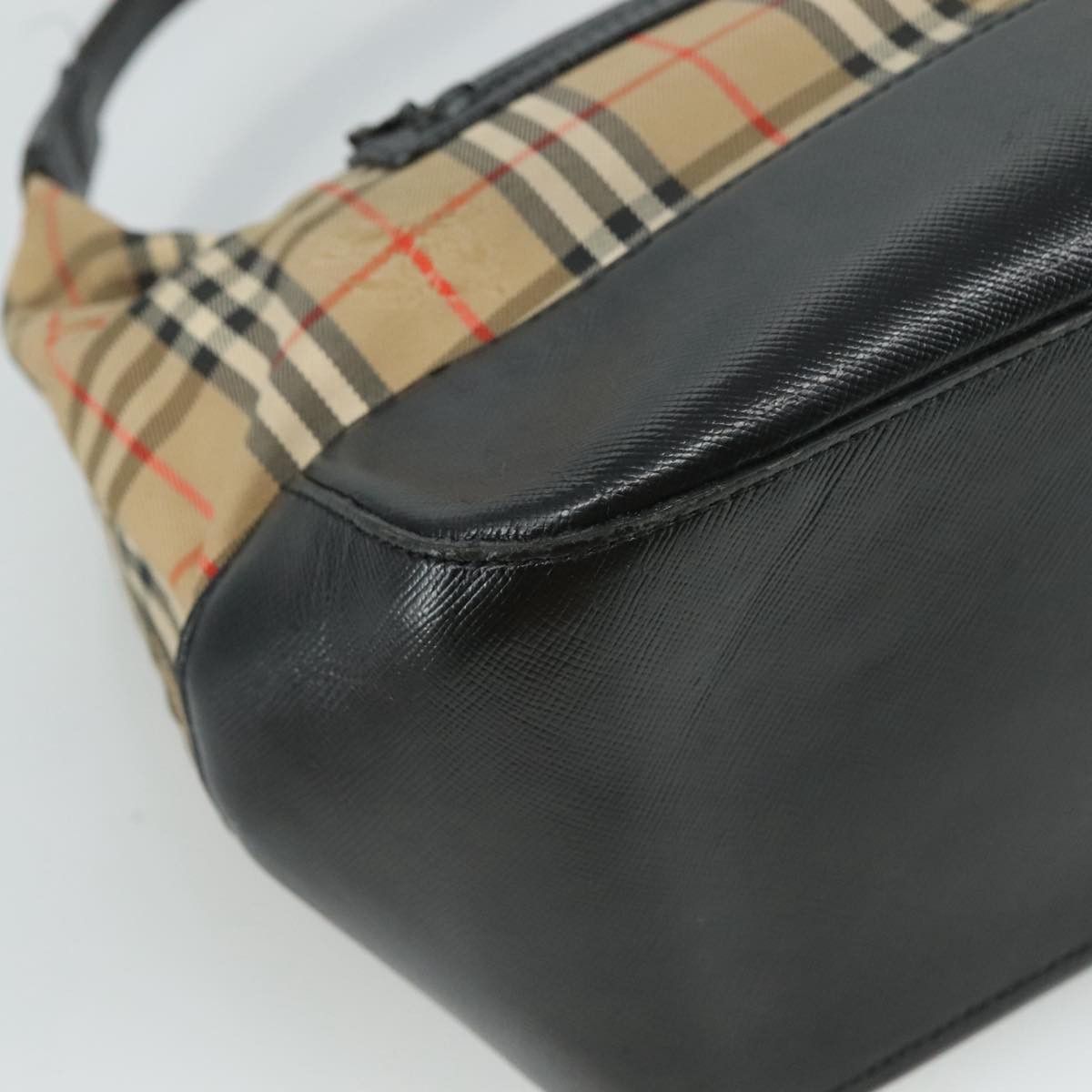 Burberry Nova Check Beige Canvas Shoulder Bag (Pre-Owned) Size ONE SIZE - 10 Thumbnail