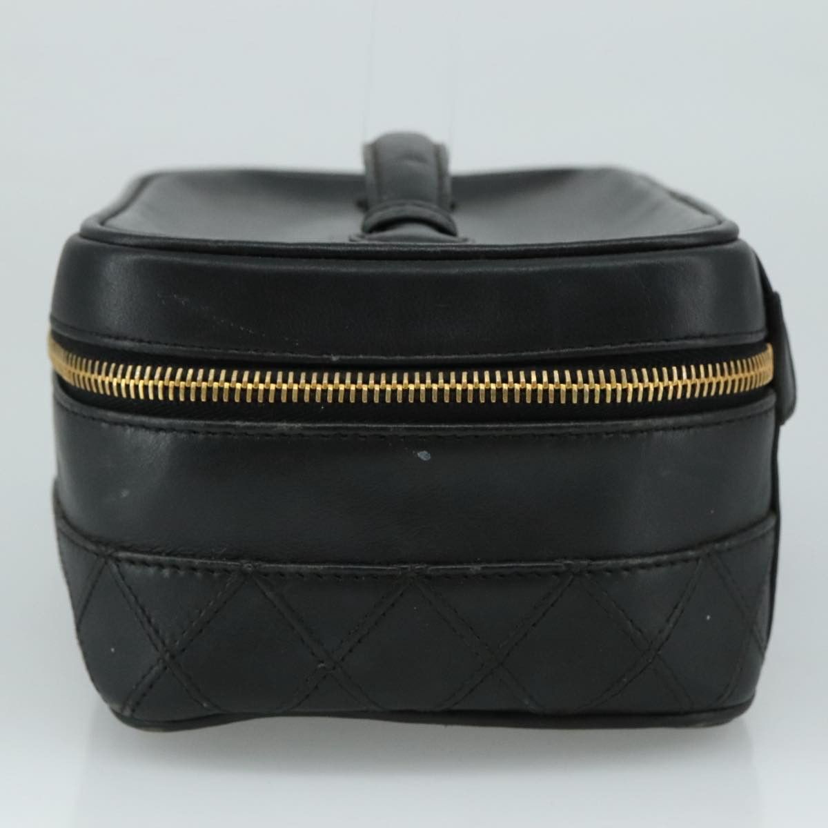 Chanel Vanity Black Leather Clutch Bag (Pre-Owned) Size ONE SIZE - 4 Thumbnail