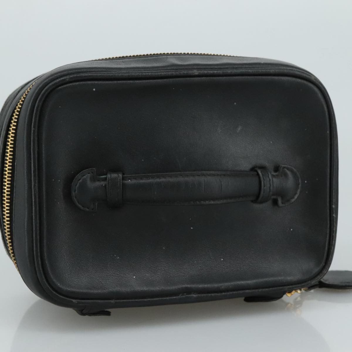 Chanel Vanity Black Leather Clutch Bag (Pre-Owned) Size ONE SIZE - 16 Thumbnail