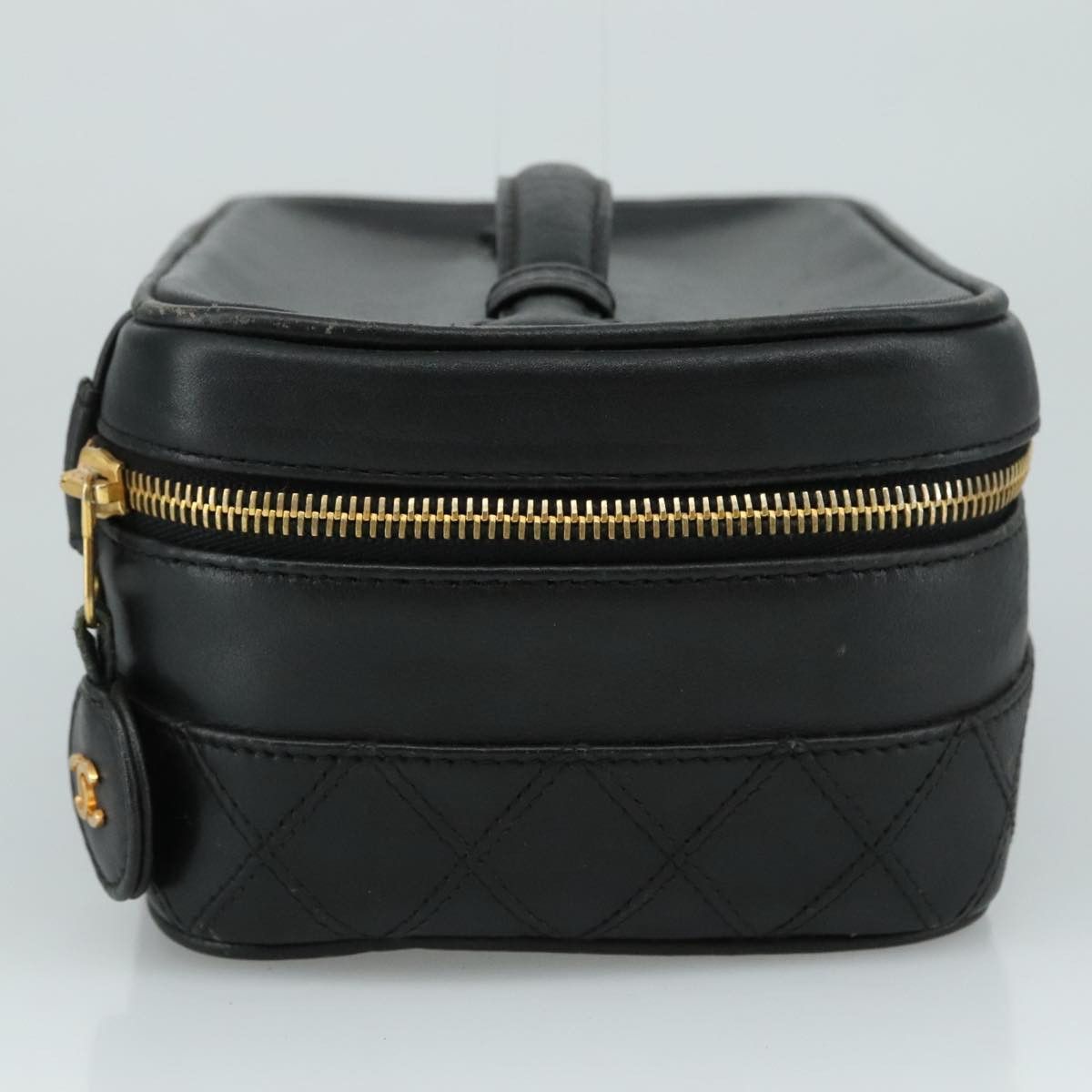 Chanel Vanity Black Leather Clutch Bag (Pre-Owned) Size ONE SIZE - 3 Thumbnail