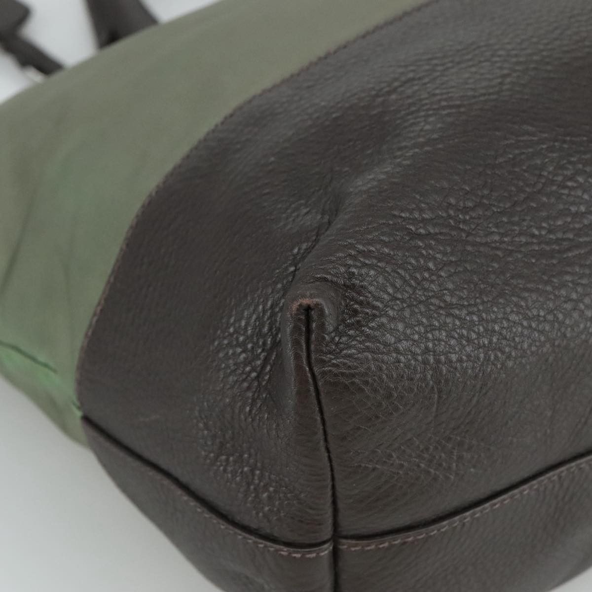 Prada Tessuto Khaki Synthetic Tote Bag (Pre-Owned) Size ONE SIZE - 10 Thumbnail