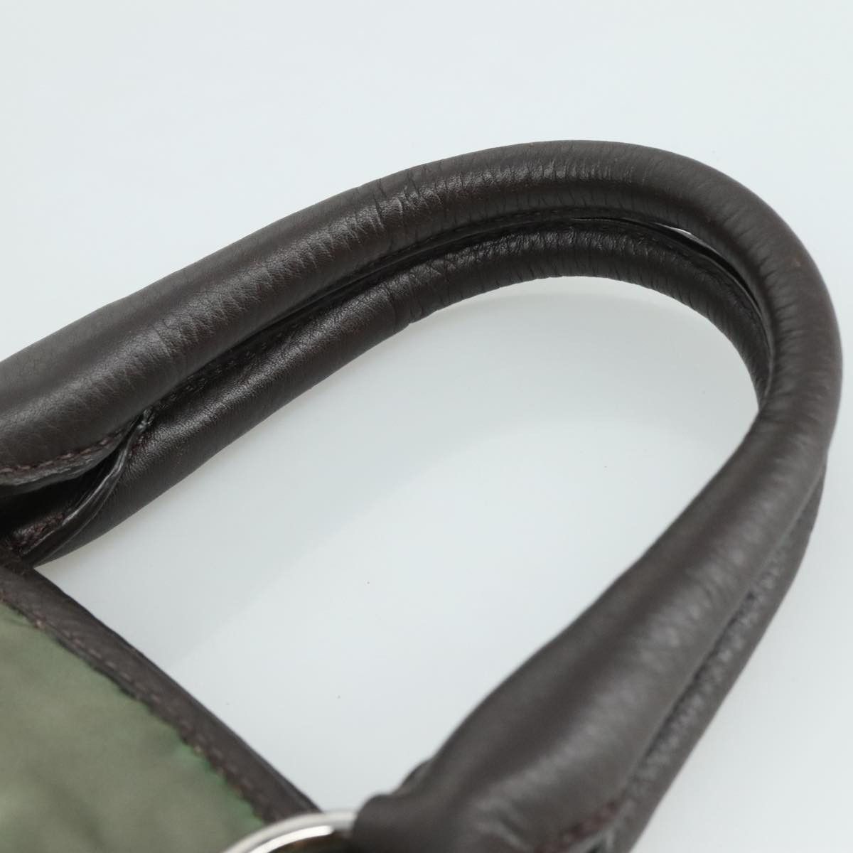Prada Tessuto Khaki Synthetic Tote Bag (Pre-Owned) Size ONE SIZE - 6 Thumbnail
