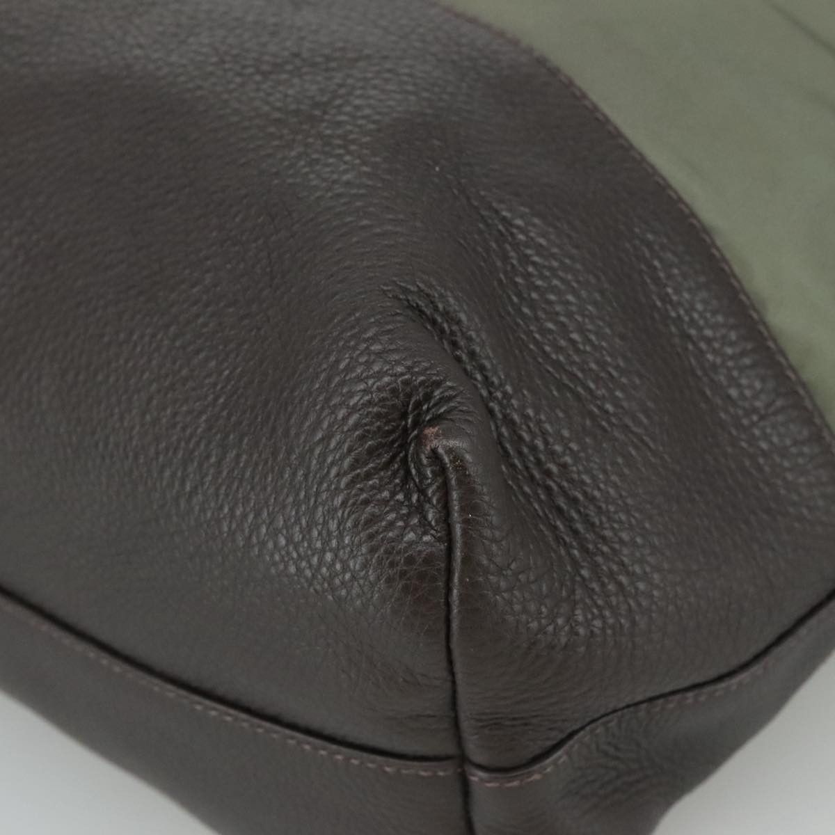 Prada Tessuto Khaki Synthetic Tote Bag (Pre-Owned) Size ONE SIZE - 9 Thumbnail