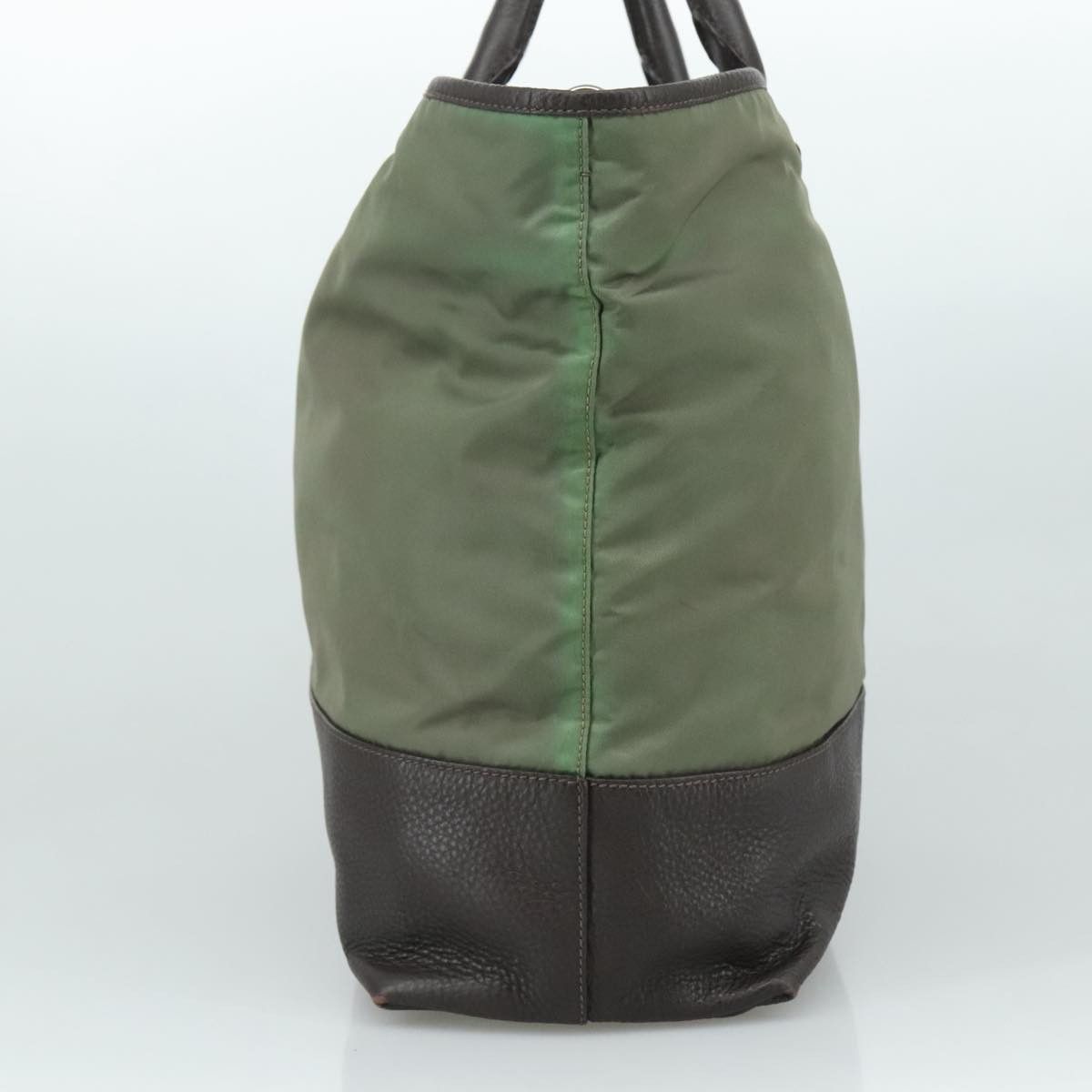 Prada Tessuto Khaki Synthetic Tote Bag (Pre-Owned) Size ONE SIZE - 4 Thumbnail