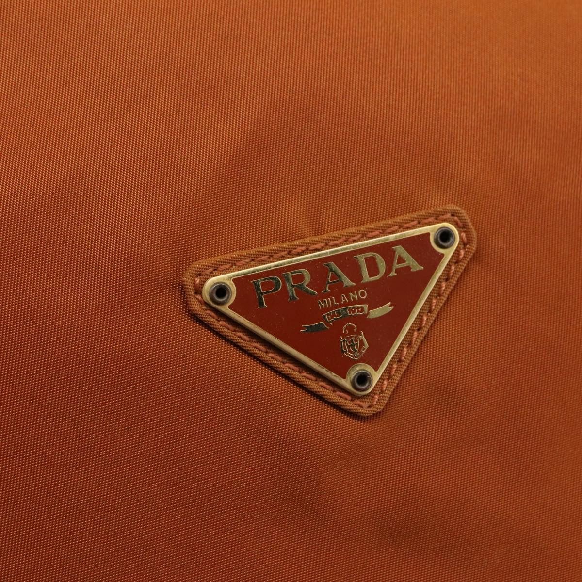 Prada Tessuto Brown Synthetic Handbag (Pre-Owned) Size ONE SIZE - 19 Thumbnail
