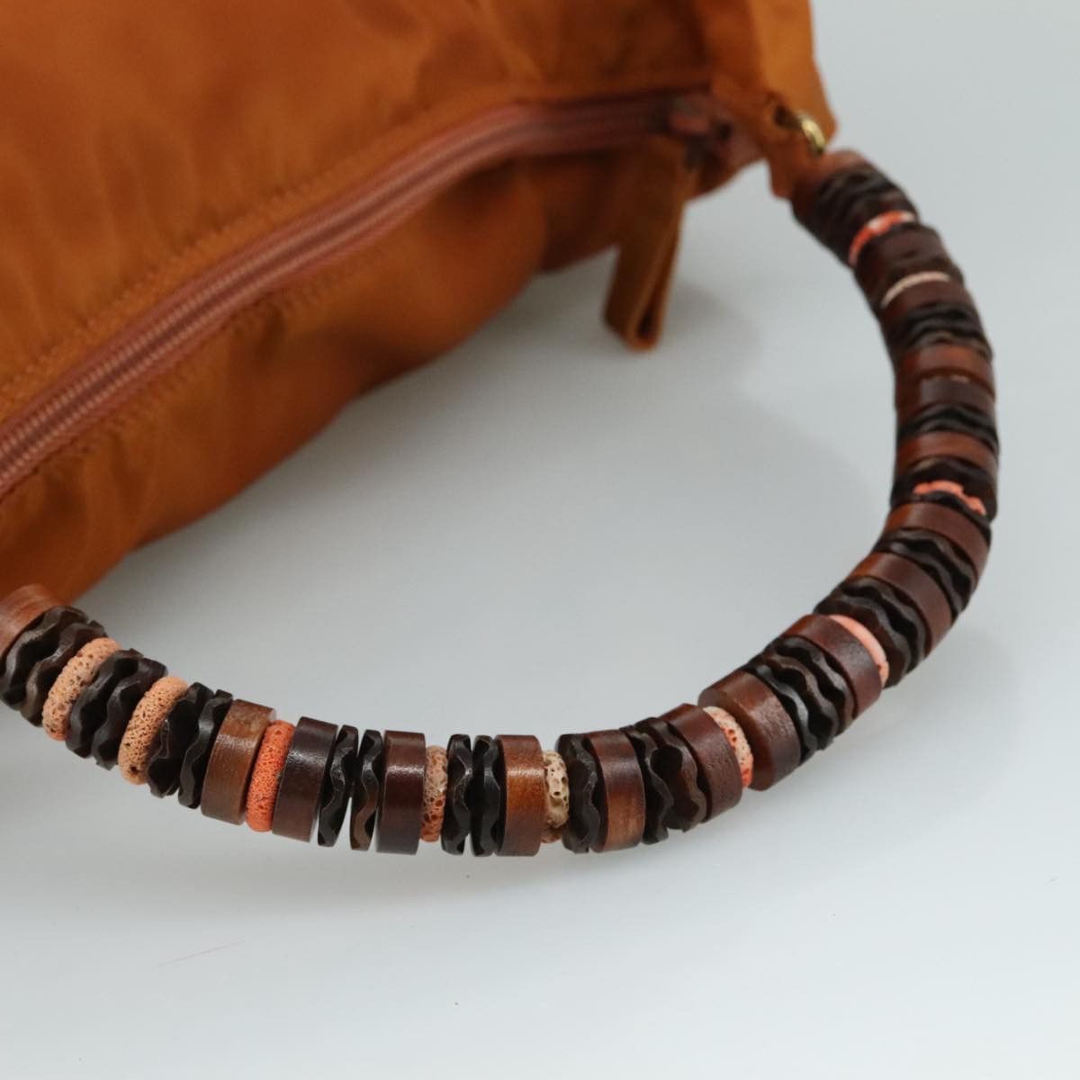 Prada Tessuto Brown Synthetic Handbag (Pre-Owned) Size ONE SIZE - 5 Thumbnail