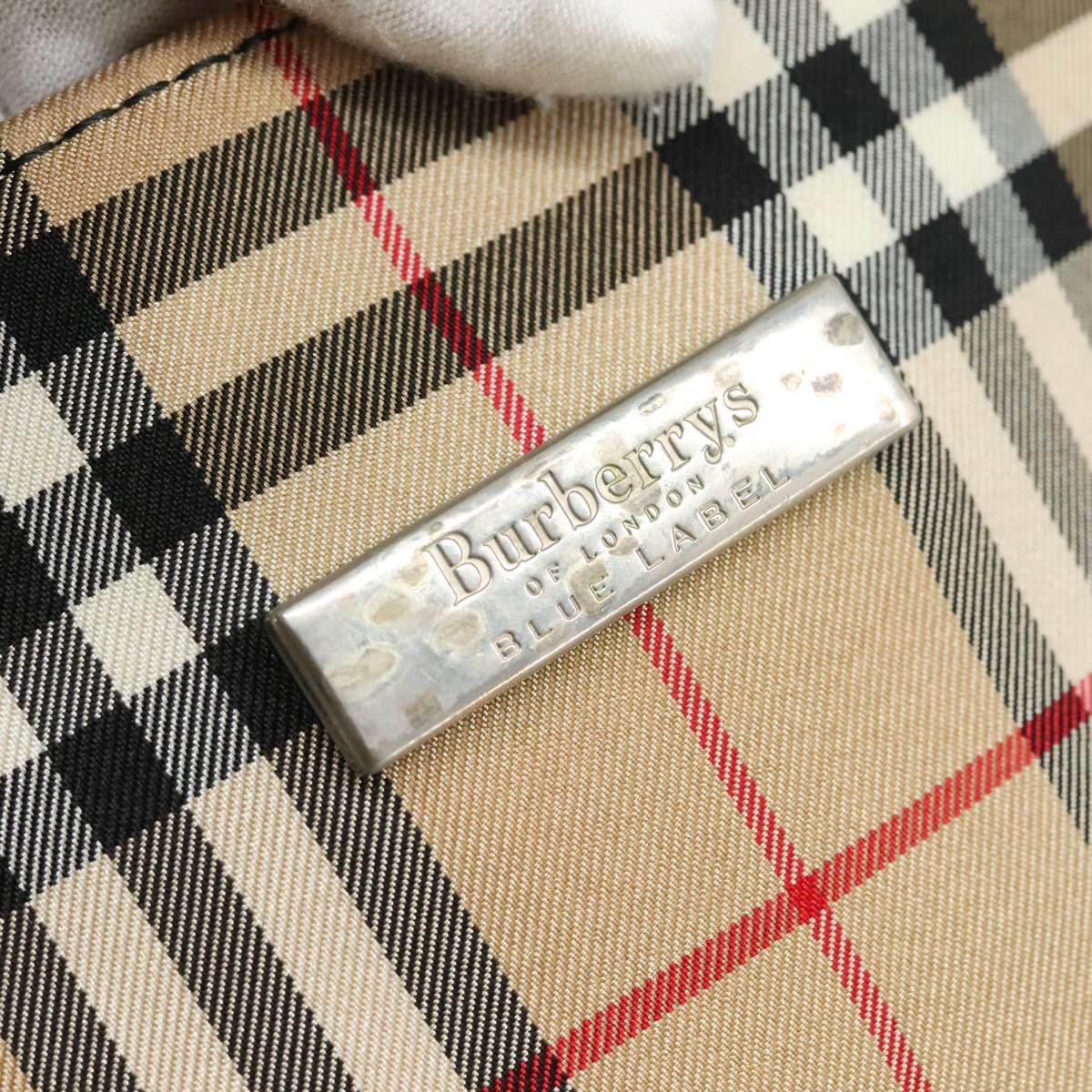 Burberry Nova Check Beige Canvas Shoulder Bag (Pre-Owned) Size ONE SIZE - 13 Thumbnail