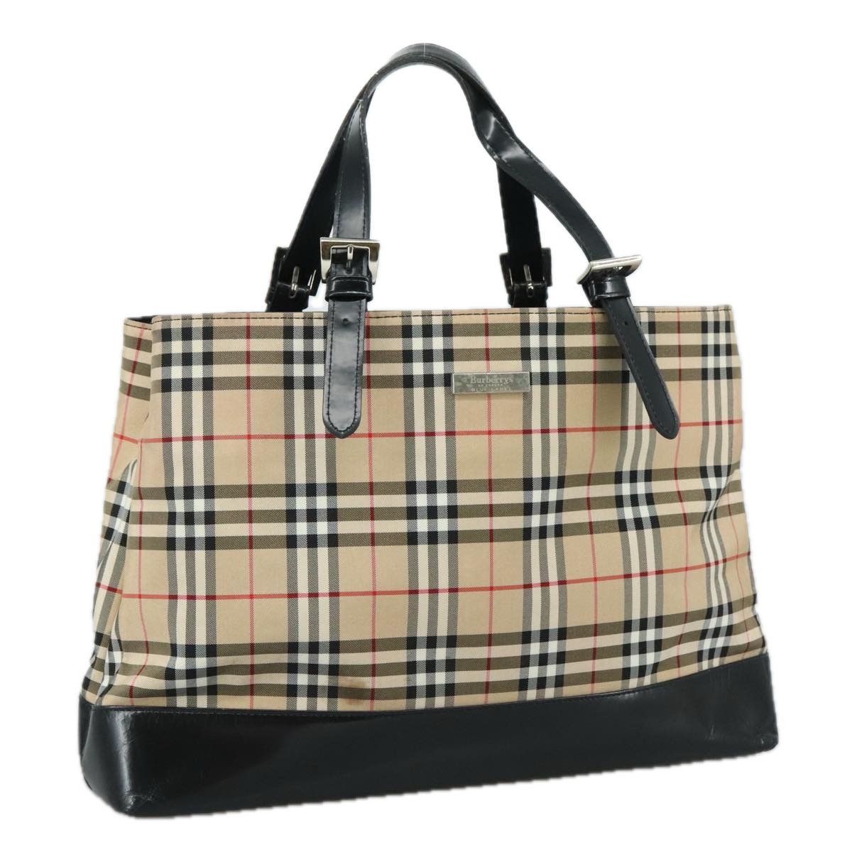 Burberry Nova Check Beige Canvas Shoulder Bag (Pre-Owned) Size ONE SIZE - 17 Thumbnail